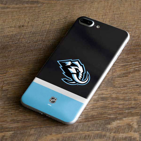 NHL Utah Mammoth Striped Jersey iPhone 8 Plus Skin